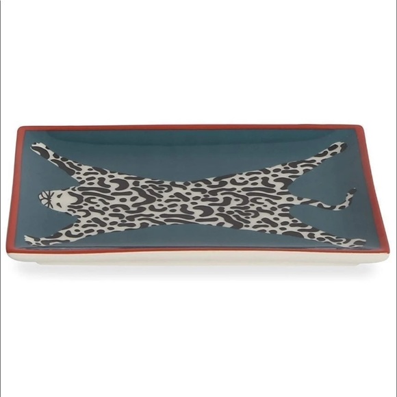 Jonathan Adler Catch All Trinket Tray - RARE- Leopard - Picture 3 of 11